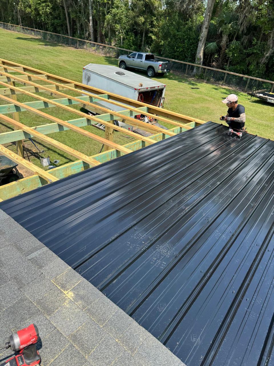Exterior Construction before